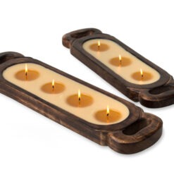 Wood Candle Trays