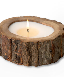 Irregular Raw Tree Bark Pot 9 ozs