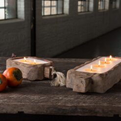 Himalayan Handmade Candles Driftwood-wood table