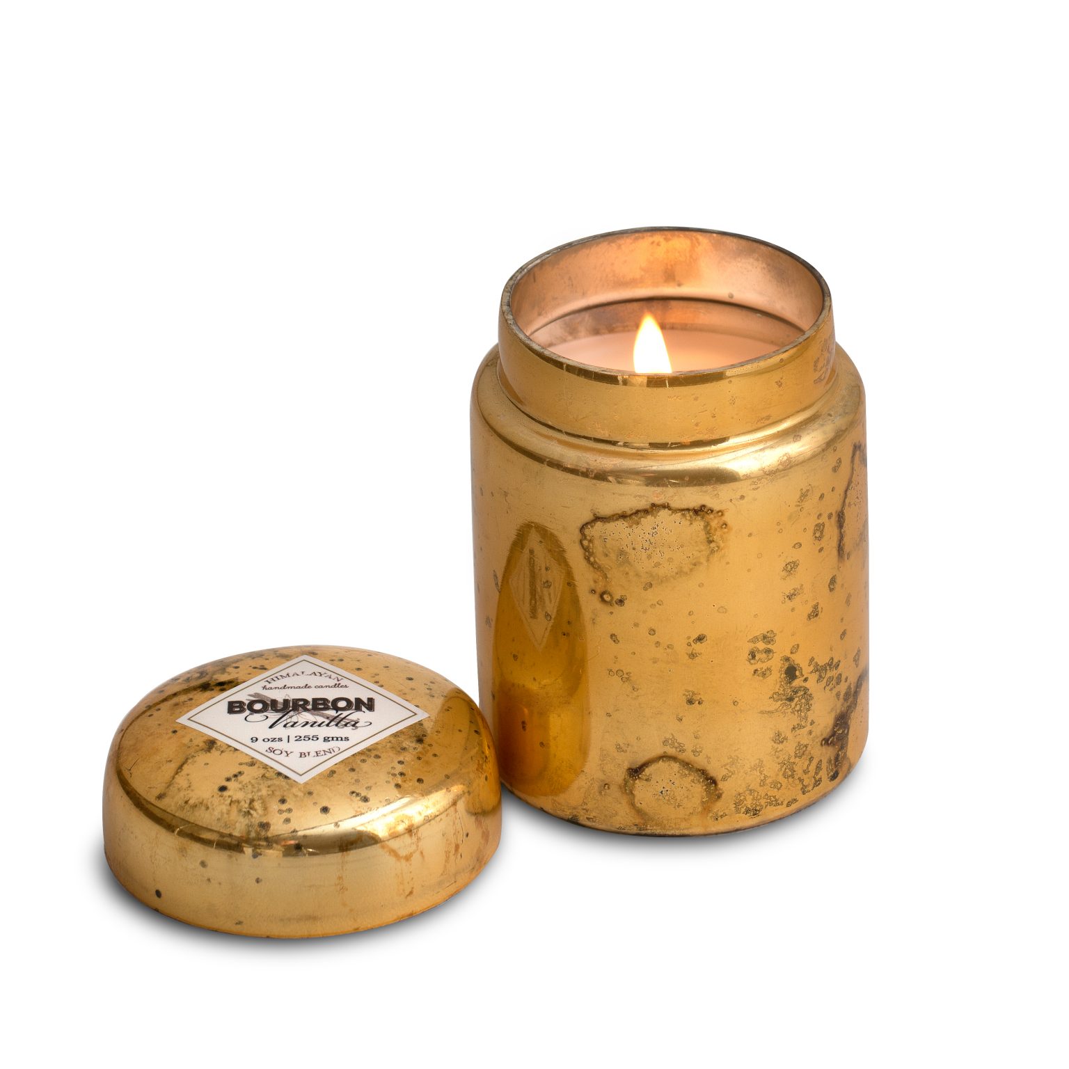 Special Vintage Gold Mountain Fire Candle in Grapefruit Pine