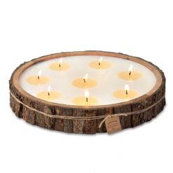 Extra Large Tree Bark Candle Pot by Himalayan