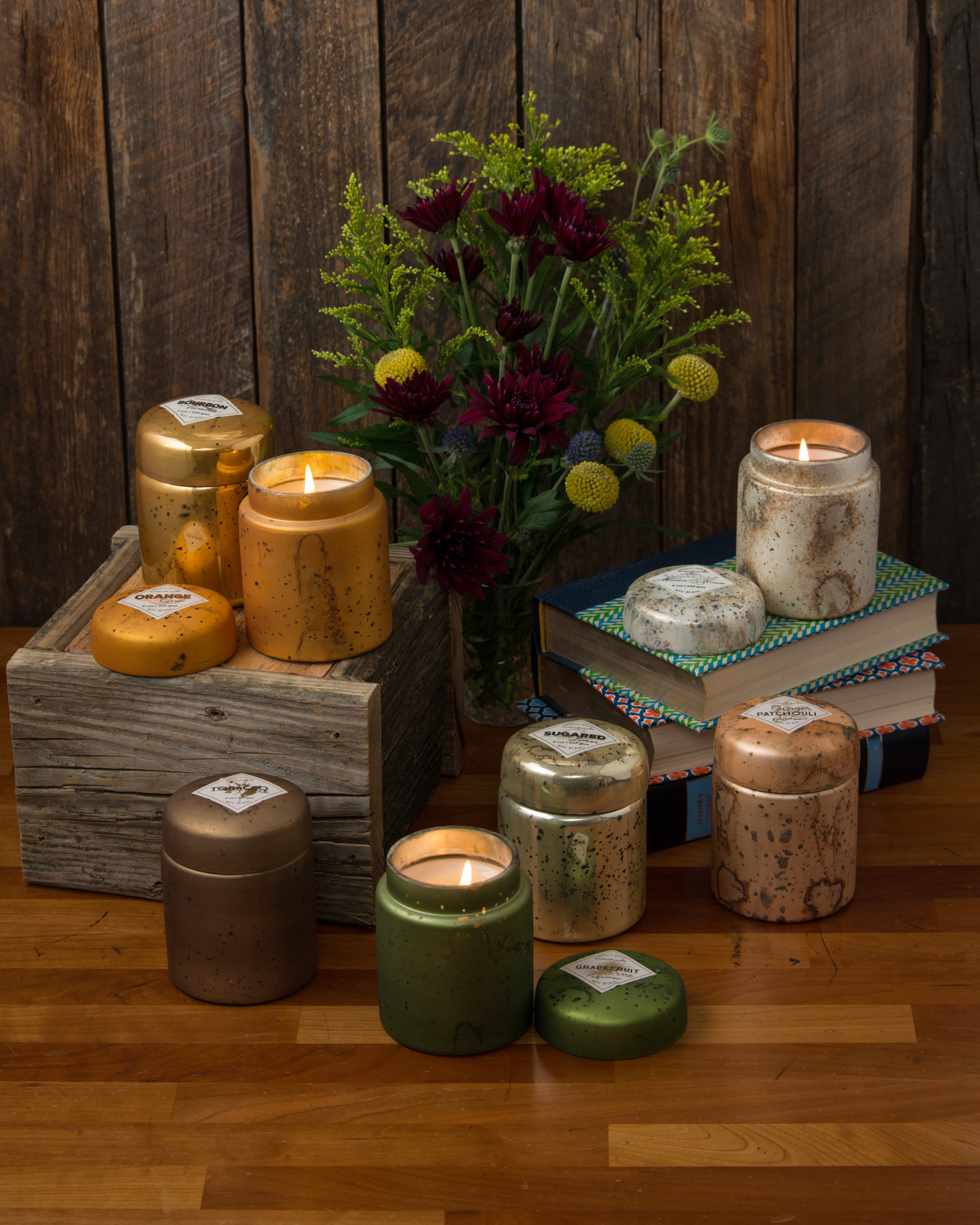 Victorian Herb Pot Candles, Available to buy online