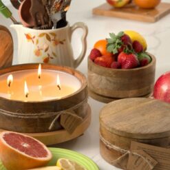 Himalayan Mountain Barrel Candles-Lifestyle
