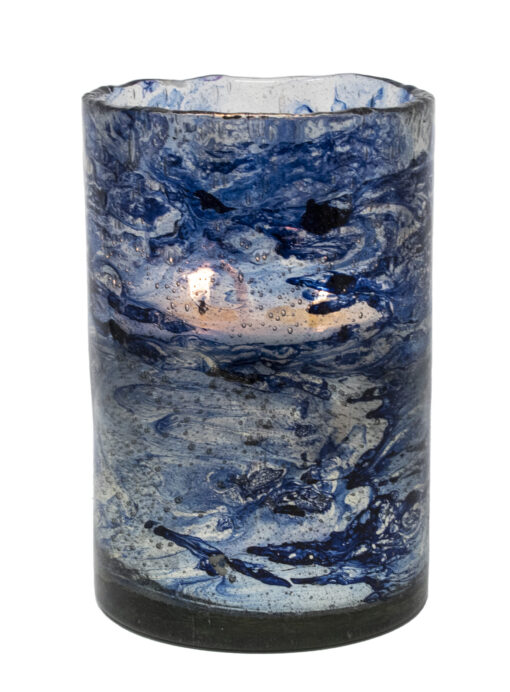 Himalayan Handmade Candle Blue Wind Hurricane Candle