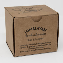Himalayan Handmade Candles Matte Gold Artisan tumbler candle box