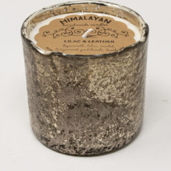 Himalayan Handmade Candles Matte Gold Artisan Tumbler with dustcover