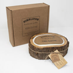 Himalayan Handmade Candles medium irregular tree bark pot candle with box