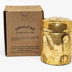 Himalayan Handmade Candles Limited Edition Large Vintage Gold Mountain Fire Jar